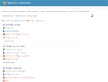 Tablet Screenshot of festivalditumba.net